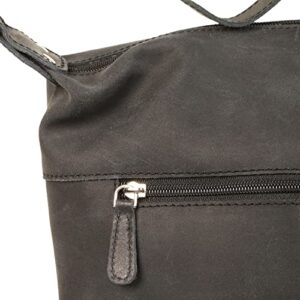 FLORIANA Women's Shoulder Bag for Women Hobo Purses for Women Leather Hobo Bag - Black