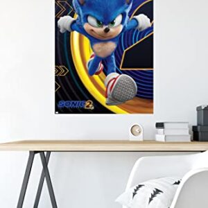 Trends International Sonic The Hedgehog 2 - Sonic Wall Poster, 22.375" x 34", Unframed Version