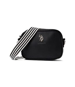 classic zip crossbody bag black/white / 1sz