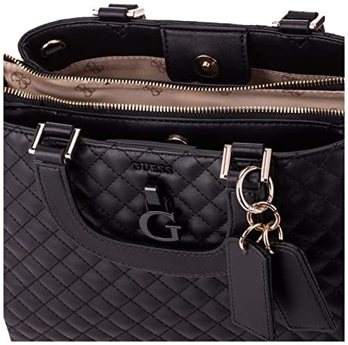 GUESS Rue Rose Girlfriend Satchel Black One Size