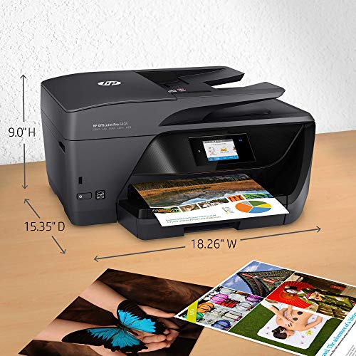 HP OfficeJet Pro 6978 All-in-One Wireless Color Printer, HP Instant Ink, Works with Alexa (T0F29A)