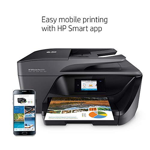 HP OfficeJet Pro 6978 All-in-One Wireless Color Printer, HP Instant Ink, Works with Alexa (T0F29A)