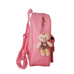 Nvnbm Women backpack purse women mini backpack 3 piece set cute small backpack girl school bag (pink) Small Size