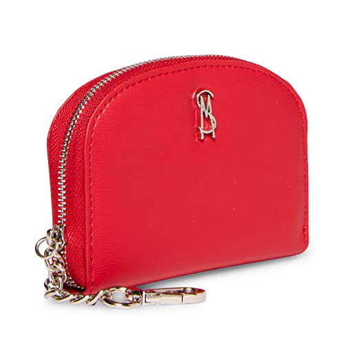 Steve Madden JADEZ Dome Zipper Pouch, Red Patent