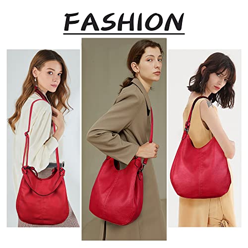 Hobo Bags for Women Faux Leather Ladies Purses and Handbags Tote Shoulder Bag Large Crossbody Bags