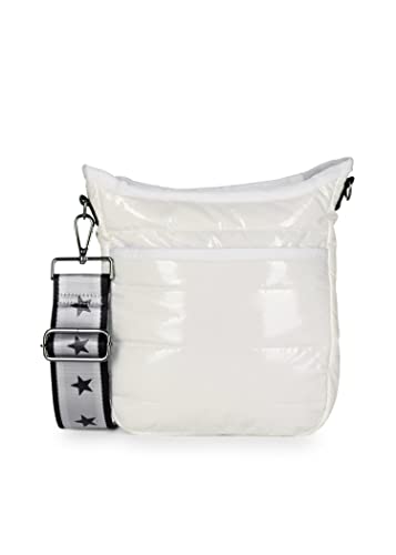 Haute Shore - Nikki Blanc Crossbody White W Silver Strap