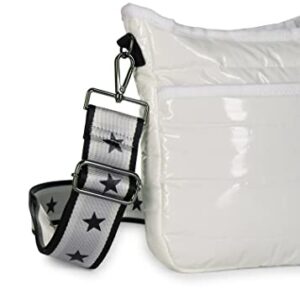 Haute Shore - Nikki Blanc Crossbody White W Silver Strap