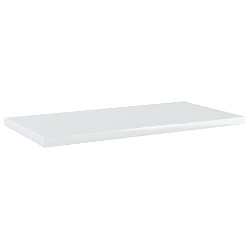 [Fast Sending] Floating Shelves Replacement board,Wall Shelf for Living Room, Bathroom, Kitchen Storage and DecorReplacement board Bookshelf Boards 8 pcs High Gloss White 15.7"x7.9"x0.6" Chipboard
