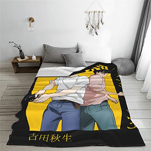 Banana Fish Blanket Flannel Fleece Lightweight Throw Blankets All Seasons Bed Couch Office Outdoors 50"X40"