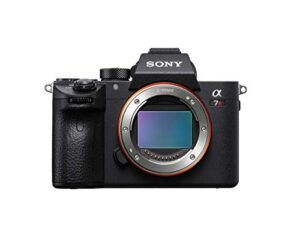 sony a7r iii mirrorless camera: 42.4mp full frame high resolution interchangeable lens digital camera with front end lsi image processor, 4k hdr video and 3″ lcd screen – ilce7rm3/b body, black