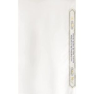 Holy Land Market Messianic Christian Shawl/Tallit - The Messiah Tallit - Medium Size (72 x 32 Inches) (Black)