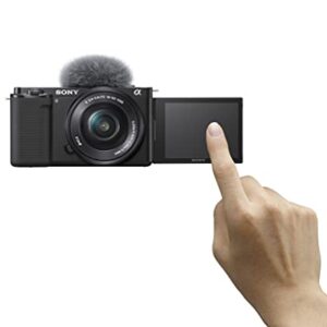 Sony Alpha ZV-E10 - APS-C Interchangeable Lens Mirrorless Vlog Camera Kit - Black