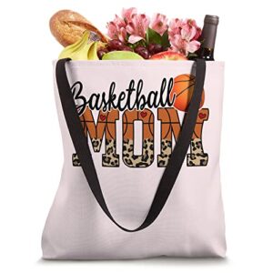 Women mom game player team mama sports kid basketball Tote Bag