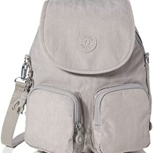 Kipling Women's Firefly Up, Grey Gris, 8.75''L x 12.25''H x 5.5''D