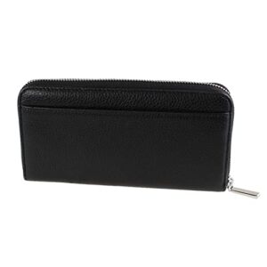 Kate Spade New York glitter on large continental wallet in black/silver