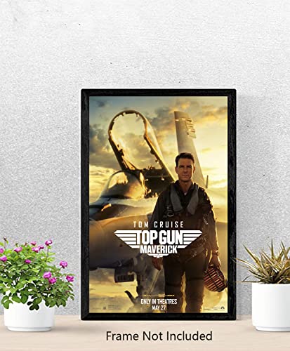 XIHOO Top Gun: Maverick 2022 Movie Unframed Wall Decor Poster 24x36