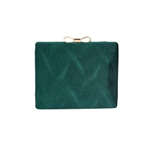 Mulian LilY Green Velvet Evening Bags For Women With Closure Rhinestone Crystal Embellished Clutch Purse For Party Wedding M453