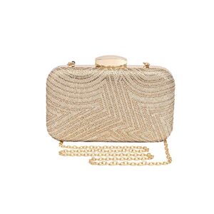 mulian lily gold glitter clutch purse for women sparkly evening bags prom party handbag m265