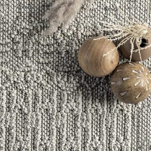 nuLOOM Teagan Textured Abstract Area Rug, 7' 10" x 10', Grey