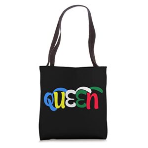 oes queen retro order of the eastern star parents’ day gift tote bag