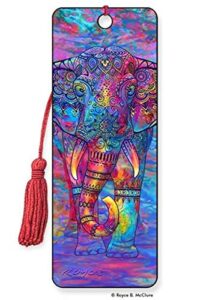 3d bohemian elephant bookmark featuring the artwork of royce b mcclure – by artgame