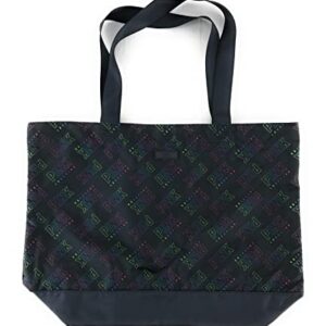 Victoria's Secret PINK Tote Bag Black Rainbow Logos