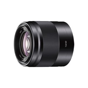 Sony - E 50mm F1.8 OSS Portrait Lens (SEL50F18/B), Black
