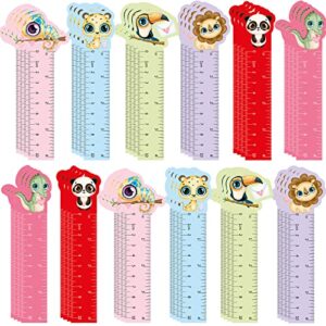 ceiba tree valentine bookmark rulers party favor pack with valentine themed prints for holiday decorations goodies valentines day party décor classroom rewards 48pcs