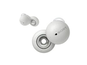 sony linkbuds truly wireless earbud headphones with an open-ring design for ambient sounds and alexa built-in, bluetooth ear buds compatible with iphone and android, white