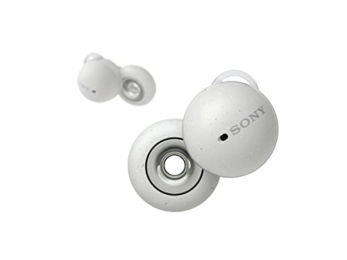 Sony LinkBuds Truly Wireless Earbud Headphones with an Open-Ring Design for Ambient Sounds and Alexa Built-in, Bluetooth Ear Buds Compatible with iPhone and Android, White