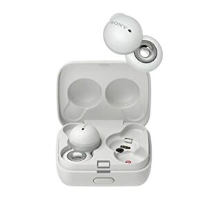 Sony LinkBuds Truly Wireless Earbud Headphones with an Open-Ring Design for Ambient Sounds and Alexa Built-in, Bluetooth Ear Buds Compatible with iPhone and Android, White