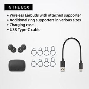 Sony LinkBuds Truly Wireless Earbud Headphones with an Open-Ring Design for Ambient Sounds and Alexa Built-in, Bluetooth Ear Buds Compatible with iPhone and Android, White