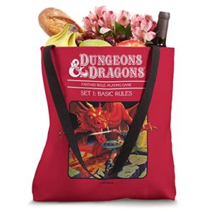 Dungeons & Dragons Vintage Basic Rules Cover Tote Bag