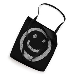 Vintage Smiling Face Happy Smiley Cool Emoticon Fans Tote Bag
