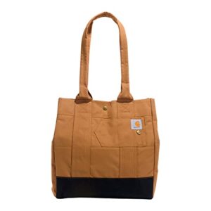 Carhartt Gear B0000380 Vertical Snap Tote - One Size Fits All - Carhartt Brown