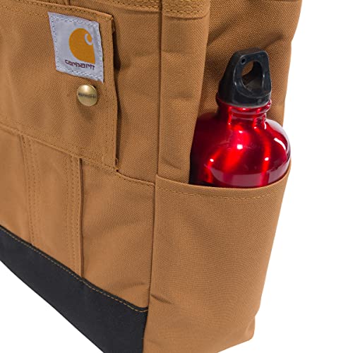 Carhartt Gear B0000380 Vertical Snap Tote - One Size Fits All - Carhartt Brown