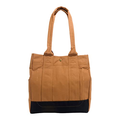 Carhartt Gear B0000380 Vertical Snap Tote - One Size Fits All - Carhartt Brown