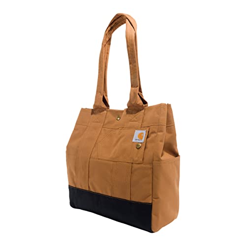 Carhartt Gear B0000380 Vertical Snap Tote - One Size Fits All - Carhartt Brown