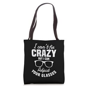 optician eye optometrists doctor tote bag