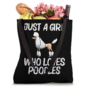 Funny Poodle For Girls Kids Doodle Dog Poodle Lovers Groomer Tote Bag