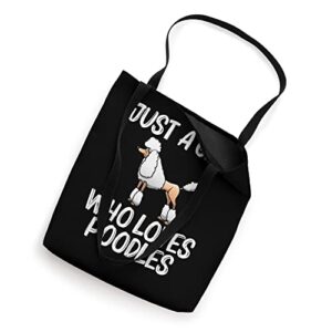 Funny Poodle For Girls Kids Doodle Dog Poodle Lovers Groomer Tote Bag