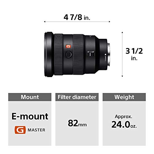 Sony - FE 16-35mm F2.8 GM Wide-Angle Zoom Lens (SEL1635GM), Black