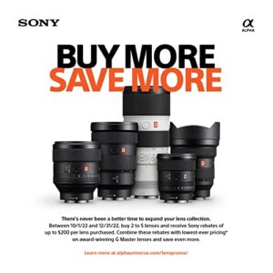 Sony - FE 16-35mm F2.8 GM Wide-Angle Zoom Lens (SEL1635GM), Black