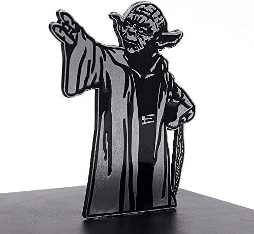 Master Yoda Force Metal Bookend, Double-Sided Printing Yoda Pattern, Creative Gift for Star War Lovers