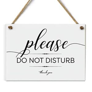 reilly originals 5×7 inch please do not disturb sign ~ exclusive value series with elegant designer graphics ~ ready to hang (white)