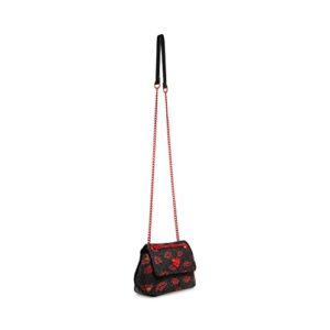 Betsey Johnson Shine Art Convertible Bag, Red