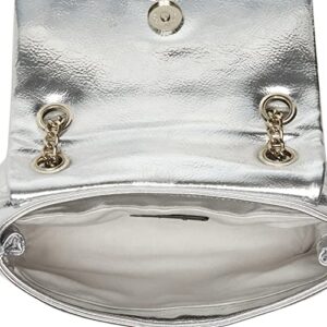 Betsey Johnson Shimmers Bow Bag, Silver