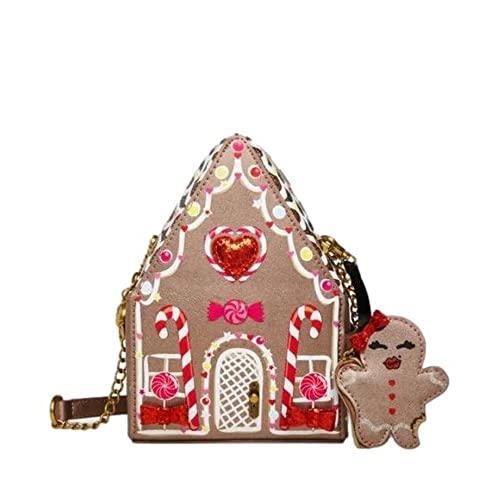 Betsey Johnson Gingerbread House Crossbody, Multi