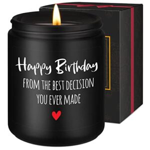 fairy’s gift manly happy birthday candles for husband, boyfriend, fiance – hilarious husband birthday gift ideas – funny birthday gifts for husband from wife, boyfriend birthday gifts from girlfriend