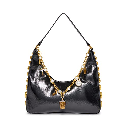 Betsey Johnson Pearl-FECT Shoulder Bag, Black